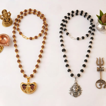 Black Rudraksh with Hanumanji locket |