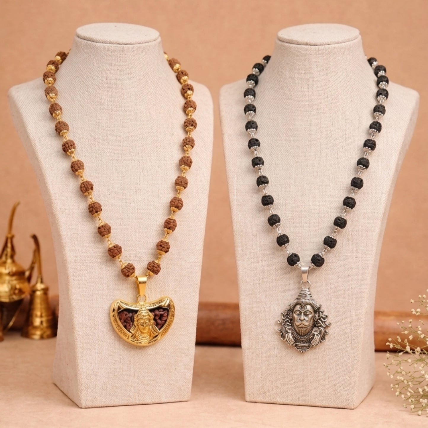 Black Rudraksh with Hanumanji locket |